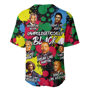 Unapologetically Black Baseball Jersey Civil Rights Leaders