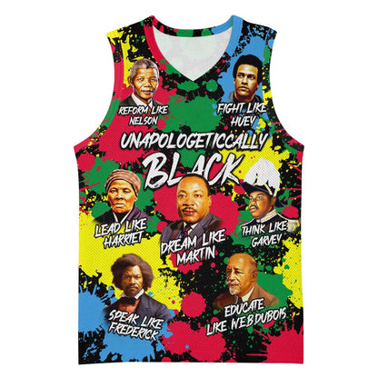 Unapologetically Black Basketball Jersey Civil Rights Leaders DT02