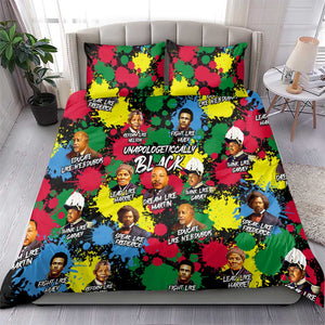 Unapologetically Black Bedding Set Civil Rights Leaders