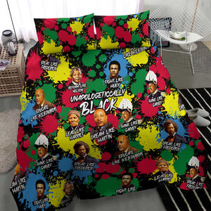 Unapologetically Black Bedding Set Civil Rights Leaders