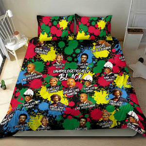 Unapologetically Black Bedding Set Civil Rights Leaders