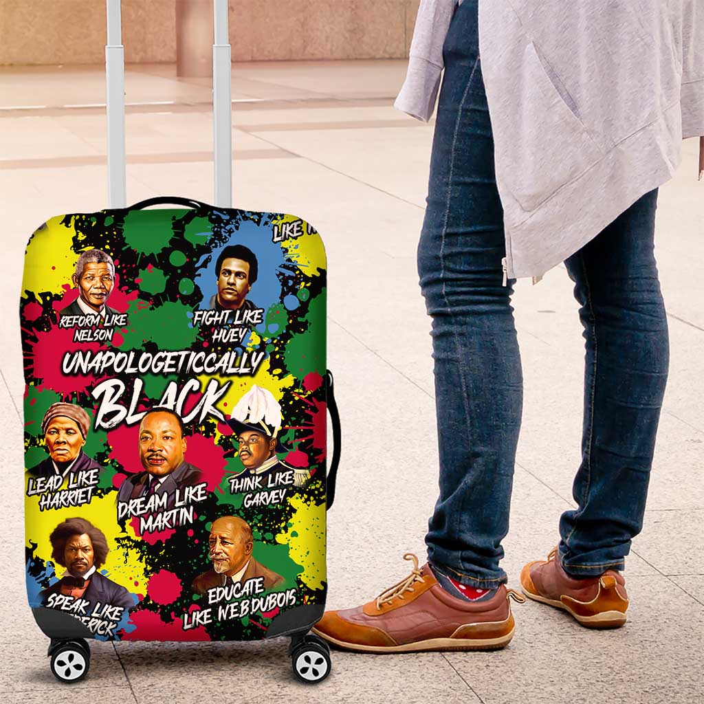 Unapologetically Black Luggage Cover Civil Rights Leaders