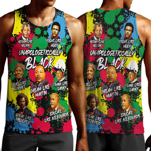 Unapologetically Black Men Tank Top Civil Rights Leaders