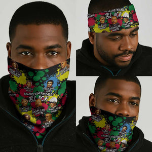 Unapologetically Black Neck Gaiter Civil Rights Leaders DT02