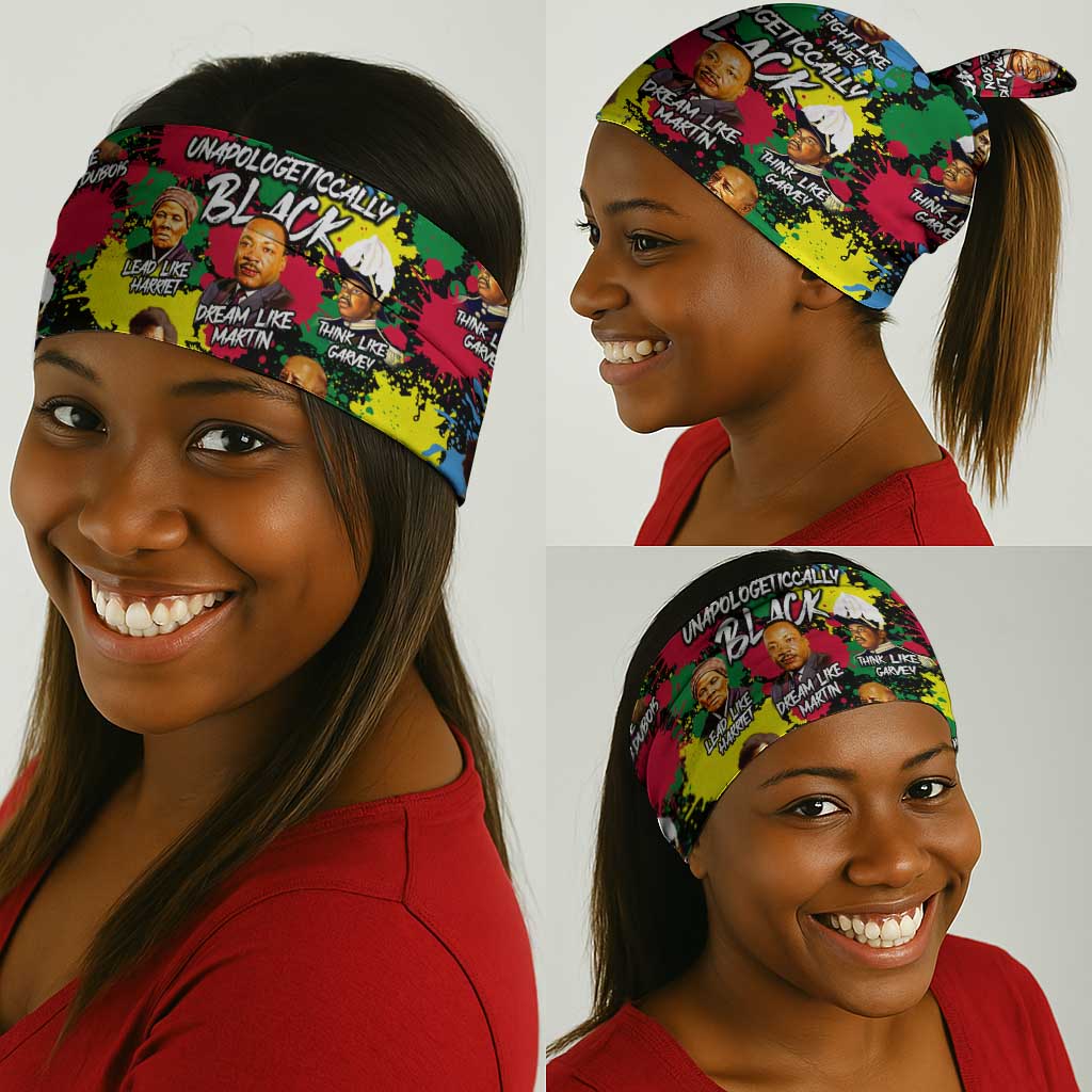 Unapologetically Black Neck Gaiter Civil Rights Leaders DT02