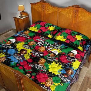 Unapologetically Black Quilt Bed Set Civil Rights Leaders