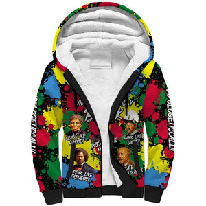 Unapologetically Black Sherpa Hoodie Civil Rights Leaders