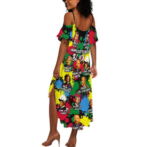 Unapologetically Black Summer Maxi Dress Civil Rights Leaders