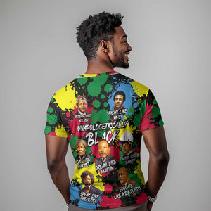 Unapologetically Black T shirt Civil Rights Leaders