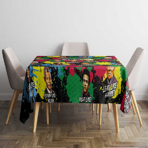 Unapologetically Black Tablecloth Civil Rights Leaders