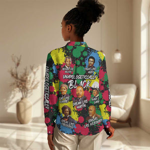 Unapologetically Black Women Casual Shirt Civil Rights Leaders