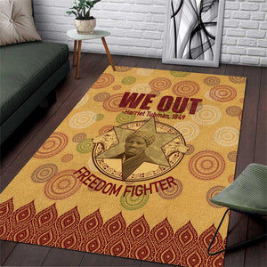 We Out 1849 African-American Area Rug Harriet Tubman