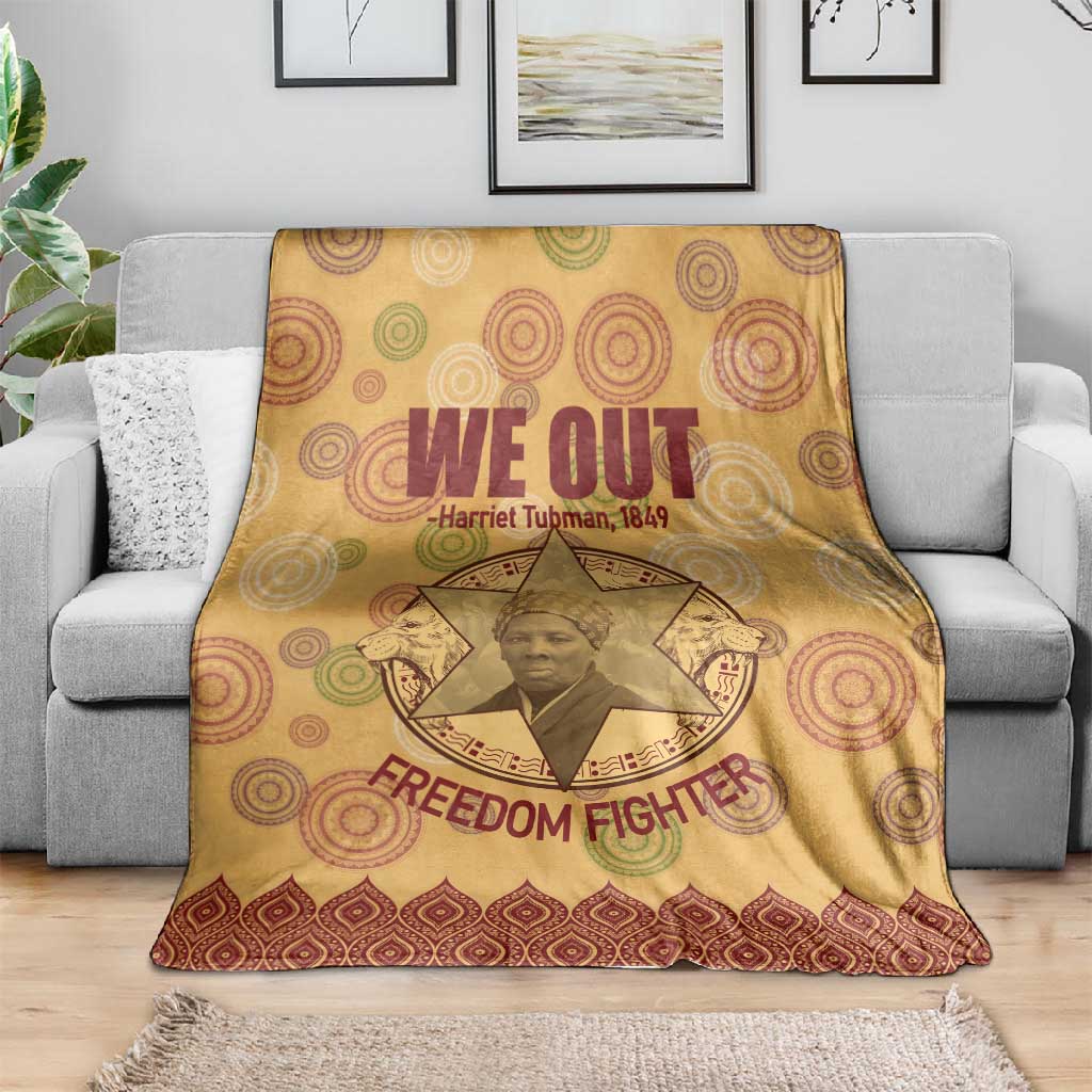 We Out 1849 African-American Blanket Harriet Tubman