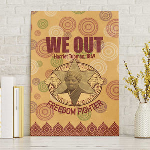 We Out 1849 African-American Canvas Wall Art Harriet Tubman