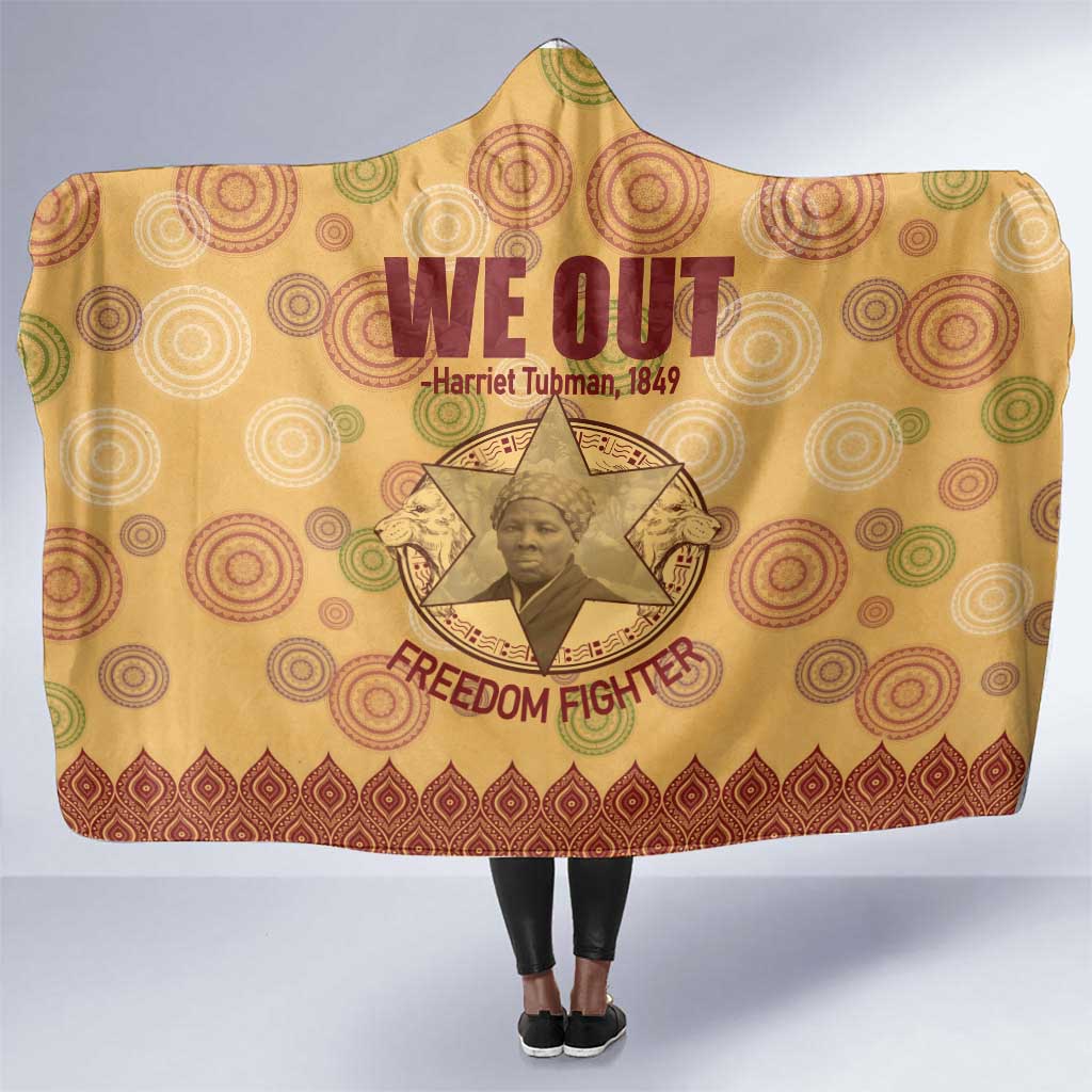 We Out 1849 African-American Hooded Blanket Harriet Tubman