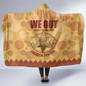 We Out 1849 African-American Hooded Blanket Harriet Tubman