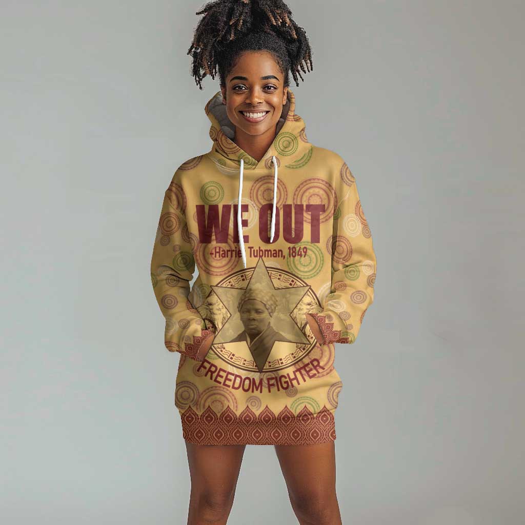 We Out 1849 African-American Hoodie Dress Harriet Tubman