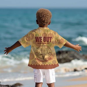 We Out 1849 African-American Kid Hawaiian Shirt Harriet Tubman