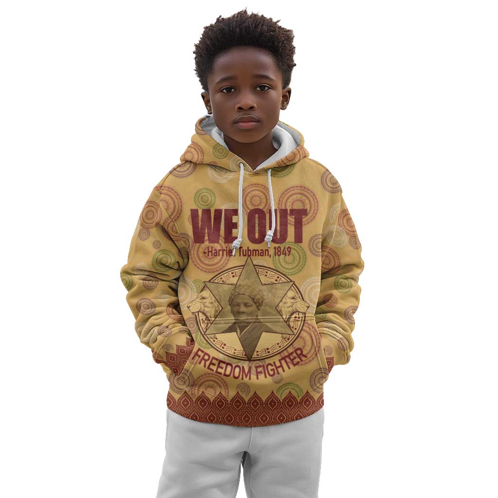 We Out 1849 African-American Kid Hoodie Harriet Tubman