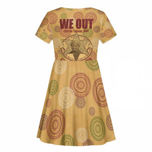 We Out 1849 African-American Kid Short Sleeve Dress Harriet Tubman