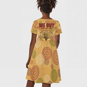 We Out 1849 African-American Kid Short Sleeve Dress Harriet Tubman