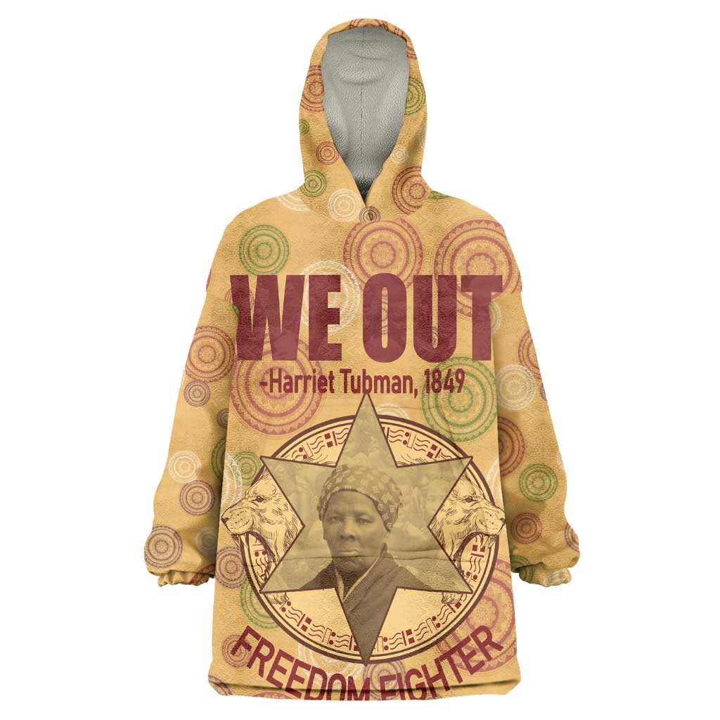 We Out 1849 African-American KId Wearable Blanket Hoodie Harriet Tubman