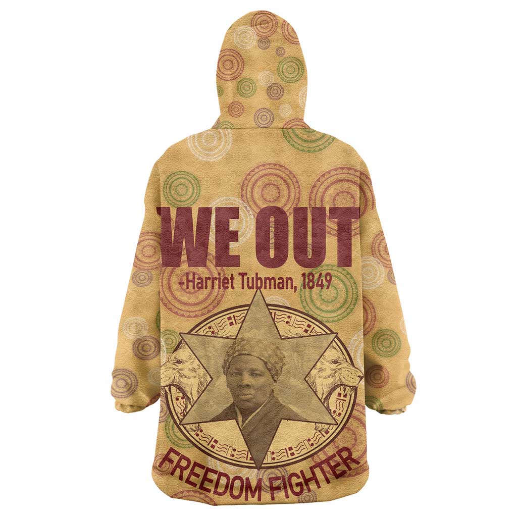 We Out 1849 African-American KId Wearable Blanket Hoodie Harriet Tubman