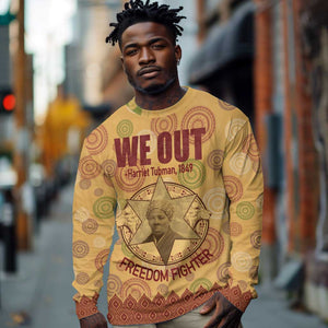 We Out 1849 African-American Long Sleeve Shirt Harriet Tubman DT02