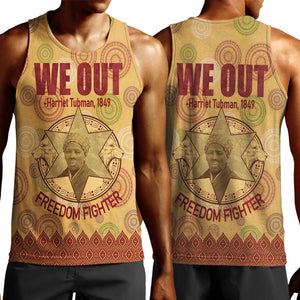 We Out 1849 African-American Men Tank Top Harriet Tubman