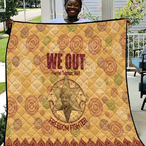 We Out 1849 African-American Quilt Harriet Tubman