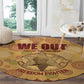 We Out 1849 African-American Round Carpet Harriet Tubman