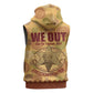 We Out 1849 African-American Sleeveless Zip Hoodie Harriet Tubman - African Pride