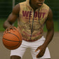 We Out 1849 African-American Sleeveless Zip Hoodie Harriet Tubman - African Pride