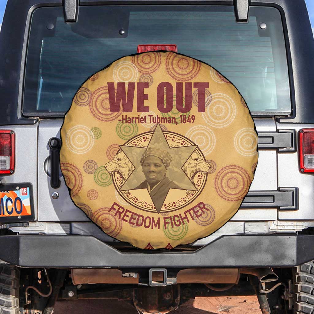 We Out 1849 African-American Spare Tire Cover Harriet Tubman