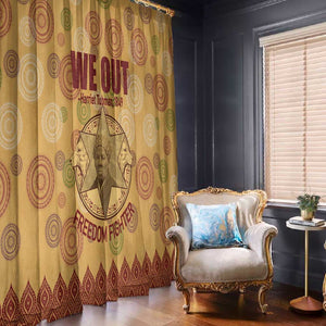 We Out 1849 African-American Window Curtain Harriet Tubman