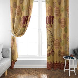 We Out 1849 African-American Window Curtain Harriet Tubman