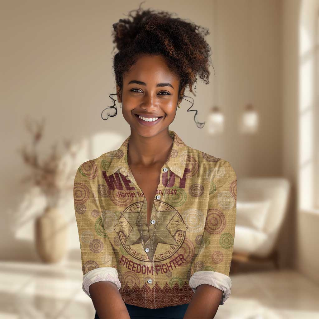 We Out 1849 African-American Women Casual Shirt Harriet Tubman DT02