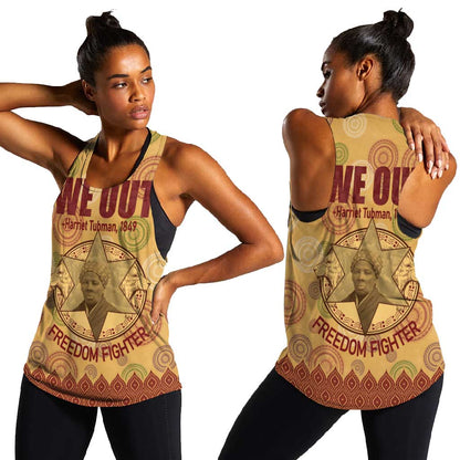 We Out 1849 African-American Women Racerback Tank Harriet Tubman