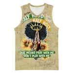 Personalized African Women Basketball Jersey Half Hood Half Holy DT02