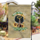 Personalized African Women Garden Flag Half Hood Half Holy