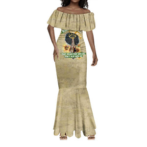 Personalized African Women Mermaid Dress Half Hood Half Holy