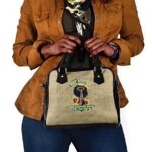 Personalized African Women Shoulder Handbag Half Hood Half Holy