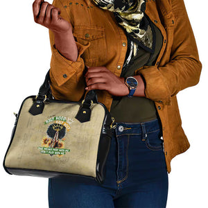 Personalized African Women Shoulder Handbag Half Hood Half Holy