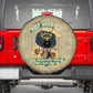 Personalized African Women Spare Tire Cover Half Hood Half Holy
