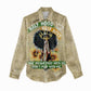 Personalized African Women Women Casual Shirt Half Hood Half Holy DT02
