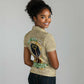 Personalized African Women Women Polo Shirt Half Hood Half Holy