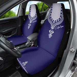 Printed Dashiki African Car Seat Cover Blue