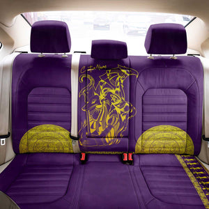 Anubis and Horus Back Car Seat Cover Egyptian God Purple