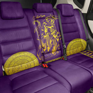 Anubis and Horus Back Car Seat Cover Egyptian God Purple