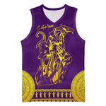 Anubis and Horus Basketball Jersey Egyptian God Purple DT02